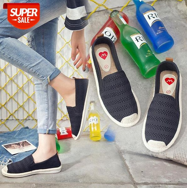 

fisherman shoes female student linen breathable korean version of one-legged casual lazy direct supply #xf4t