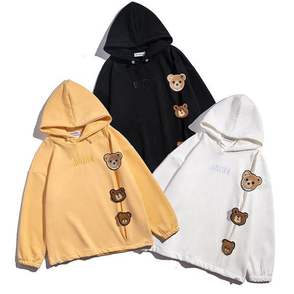 

men's hoodies & sweatshirts and women's wool hooded sweaters, all-in-one harajuku street clothes, special folding large beautiful, Black