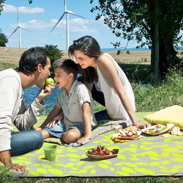 

machine washable camping mat picnic outdoor beach tent mats blanket plaid rug moisture-proof wash pad for pads