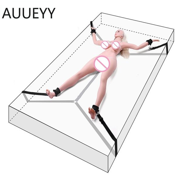 

toy massager massage bdsm bondage set under bed erotic restraint handcuffs ankle cuffs wrist cuffs games for couples toys for woman men