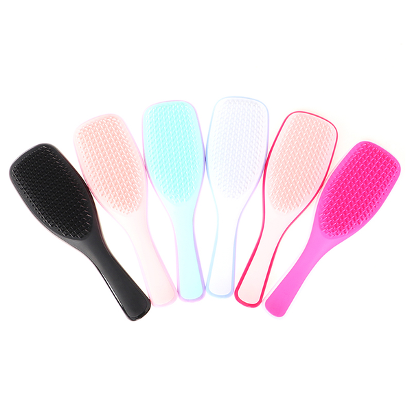 

hair brushes brush straightener comb salon styling anti-static massage combs female scalp care, Silver