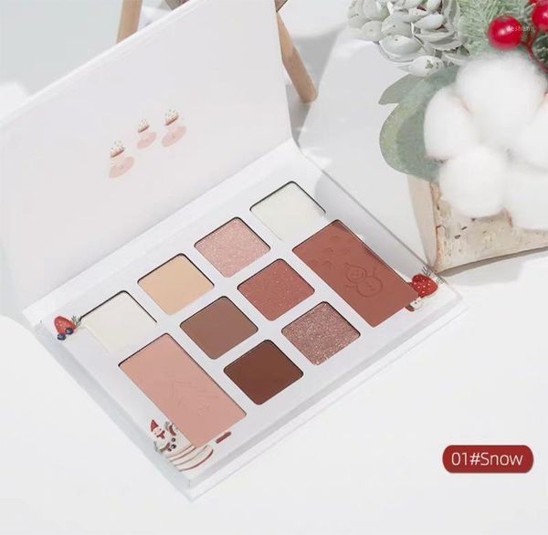 

christmas limited eye shadow palette 10 color eyeshadow blush highlighter ins women beauty cosmetic face makeup1