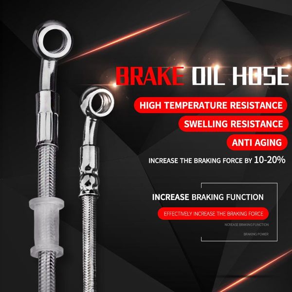 

motorcycle brakes 350mm-2400mm hydraulic reinforced brake clutch oil hose line pipe for motocross dirt pit bike atv