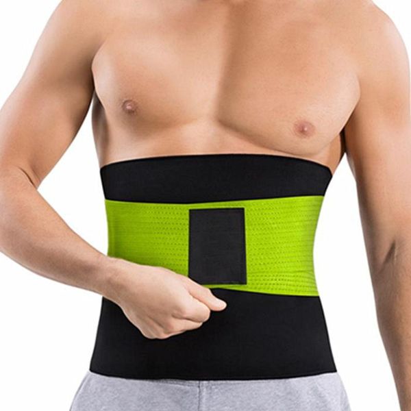 

men's body shapers man neoprene waist trainer slimming belt tummy reducing belts promote sweat shapewear men shaper modeling strip, Black;brown