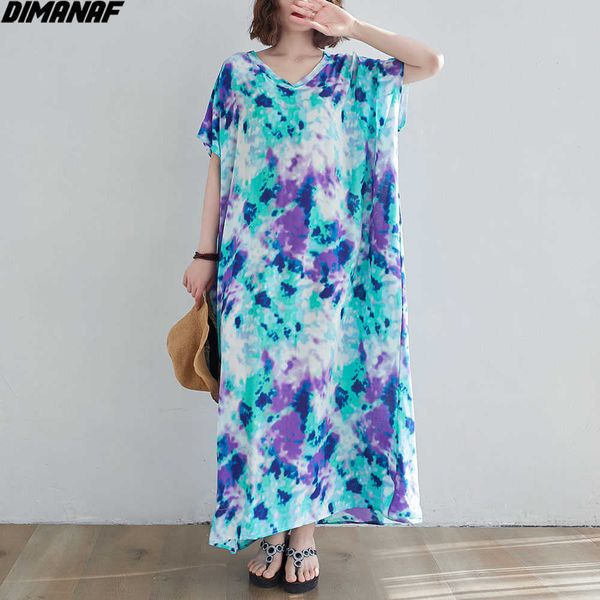 

fashion plus size women dress beach summer sundress print holiday lady vestido loose casual cotton maxi 210531, Black;gray