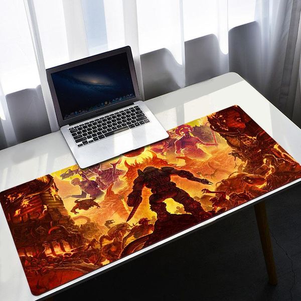 

mouse pads & wrist rests gaming lapgamer doom pad anime computer table big complete xxl mausepad mousepepad extended mousepad