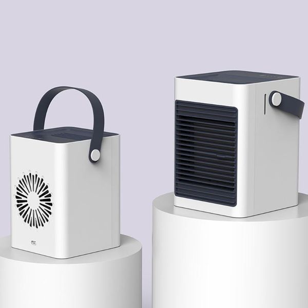 

party favor home mini air cooler portable conditioner fashion personal fan cooling rechargeable desk