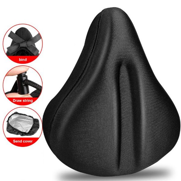 

bike saddles soft thickened bicycle seat breathable saddle cover foam universal cushion for mtb road