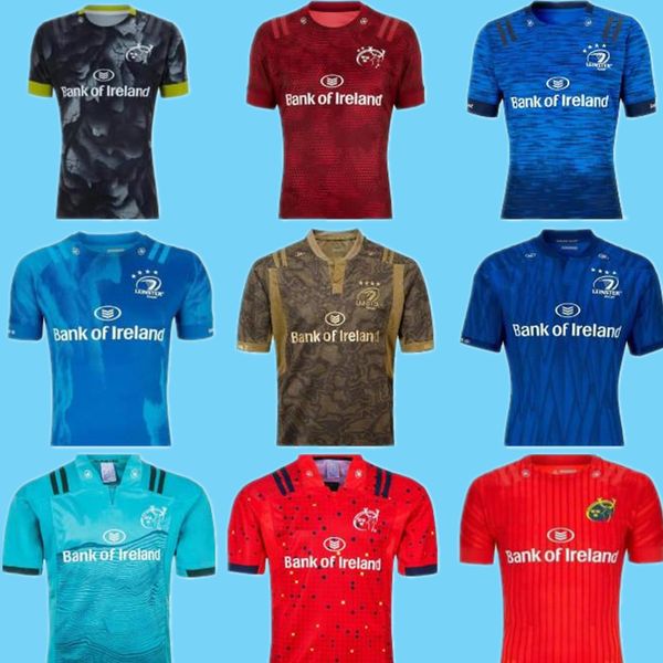 

2021 leinster alternate jersey rugby jerseys rugby league shirt leinster european jersey shirts mens size s-xxxl, Black;gray