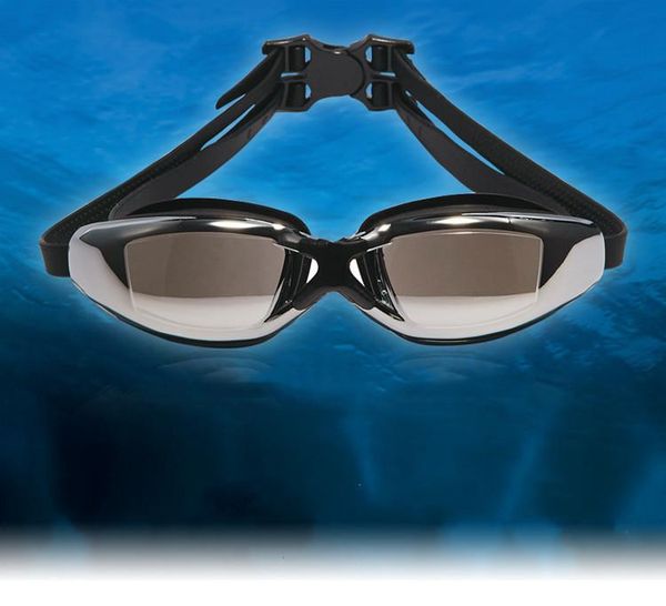 

2019 swimming goggles new swimming goggles silicone goggles anti-fog waterproof men and women large-frame plating glasses