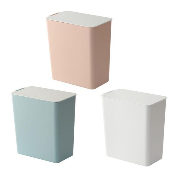 

waste bins desktrash can table garbage mini storage bucket with lid )