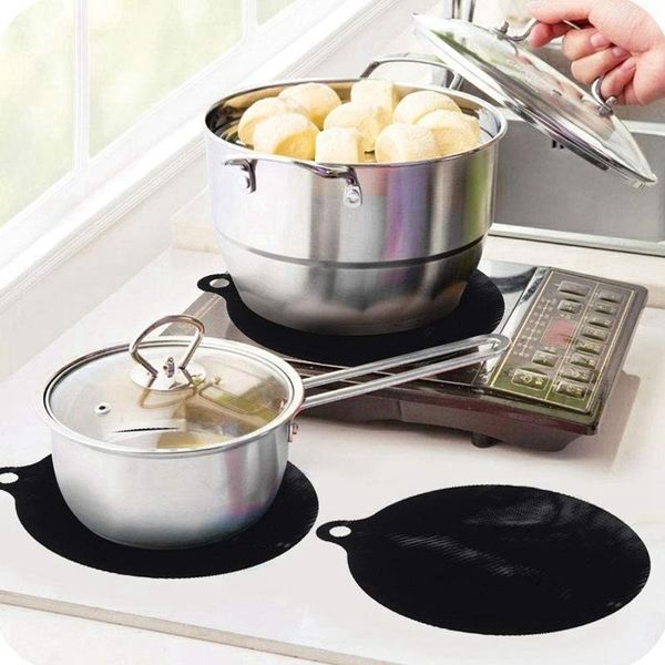 

mats & pads anti-slip mat silicone 4-piece induction cooker protective pad anti-scratch cover heat insulation