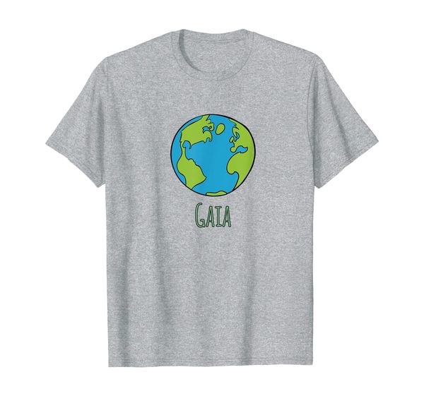 

gaia spiritual ecology earth day t-shirt, White;black