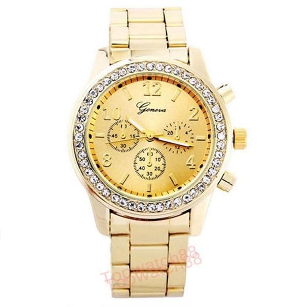 

wristwatches fashionable casual wome three-eyed six stitches fashion steel belt male ladies watch lovers a undertakes to electronic wholesal, Slivery;brown