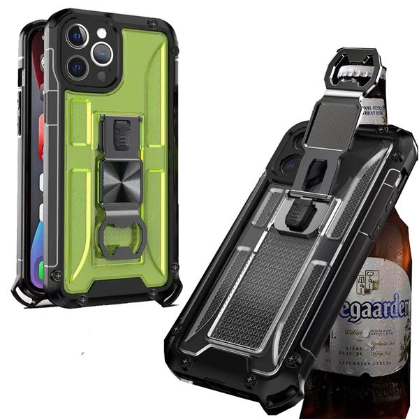 

cell phone defender cases anti shock case with bottle opener for iphone 13 12 pro max xs 8 7plus 6s samsung models