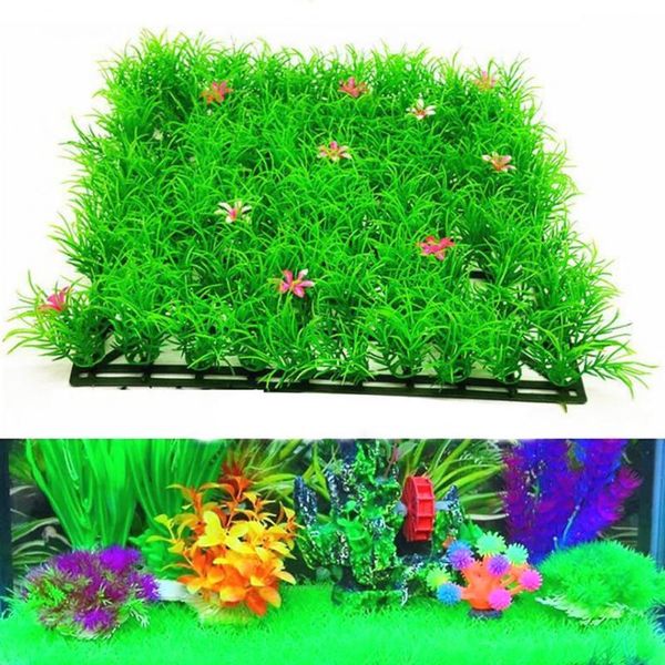 

decorations aquarium ornament artificial water plastic grass plant lawn fish tank landscape decoration aquatical decor