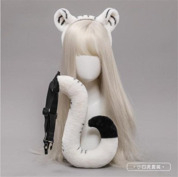 

other event & party supplies cartoon animals tiger ear headband headwear tail halloween christmas props c870