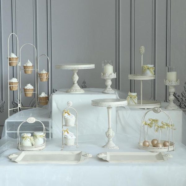 

other bakeware 1pcs metal cake stand plate ornamental glass dessert serving tray decor dinnerware for home bakery cafe and restaurant