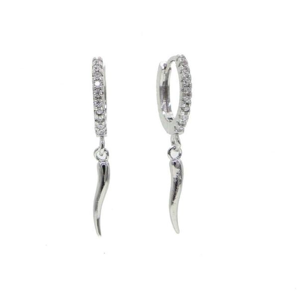 

dangle & chandelier 2021 summer round circle with petite little pepper drop earrings for women child gift, Silver