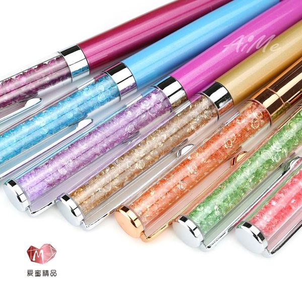 

gel pens 2021 diamond crystal pen black office school birthday gift pencil case package gold
