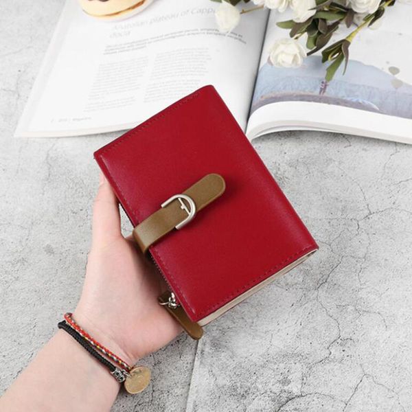 

wallets latest women's leather famale vintage wallet brand designer zipper coin purse card holder clutch for girls sac, Red;black
