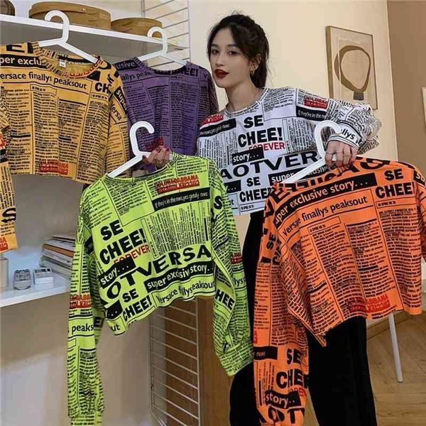 

woman cropped hoodie casual loose pullover harajuku sweatshirt aesthetic letters print streetwear cotton fashion korean pop, Black
