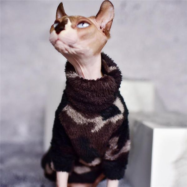 

cat costumes warm sweater sphynx clothes fashion soft clothing comfort dirt-resistant thickened winter sphinx hairless