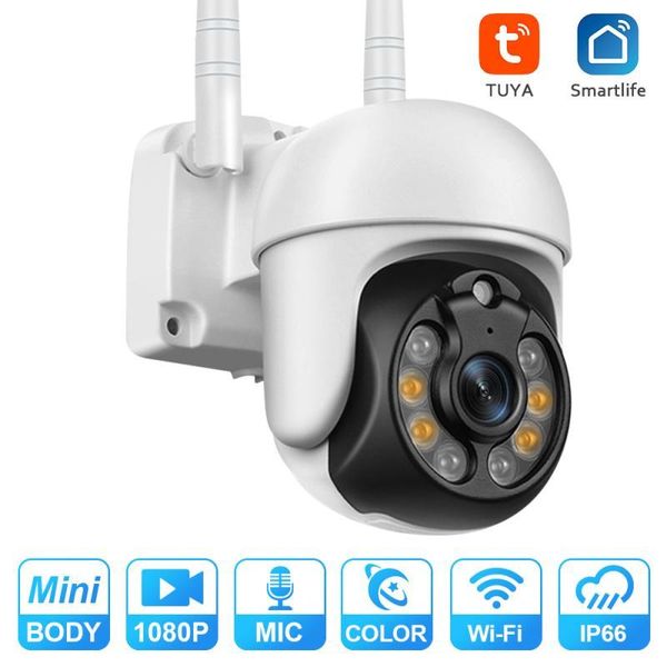 

cameras 2mp ptz wifi ip camera 1080p outdoor tuya intelligent monitoring security cctv ai human detect auto tracking p2p wireless