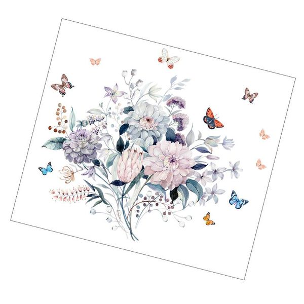 

wall stickers butterflies flower decal removable sticker room background