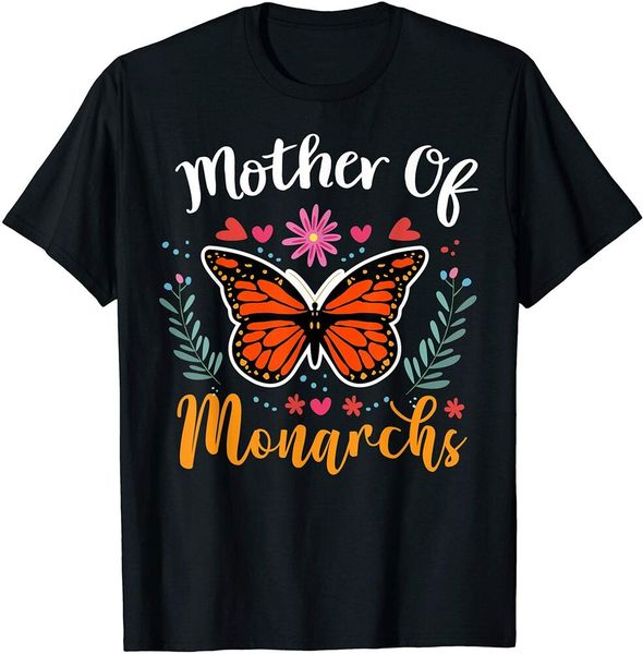 

mother of monarchs - mother's day monarch butterfly t-shirt size s-5xl, White;black