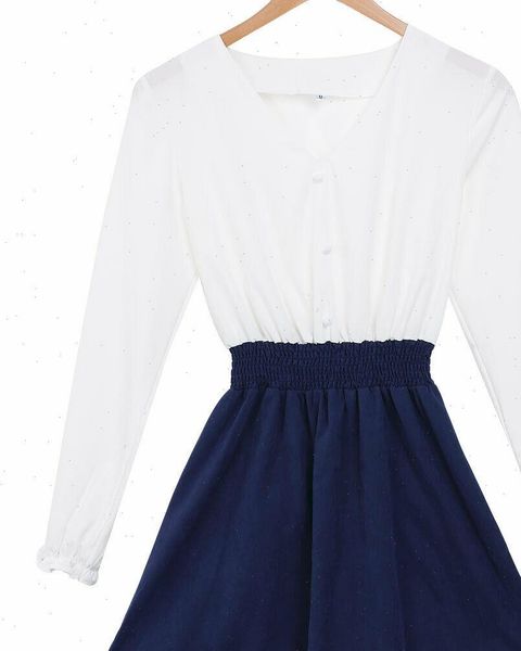 

summer loose white women dresses long sleeve deep v neck evening party nightclub short mini dress, Black;gray