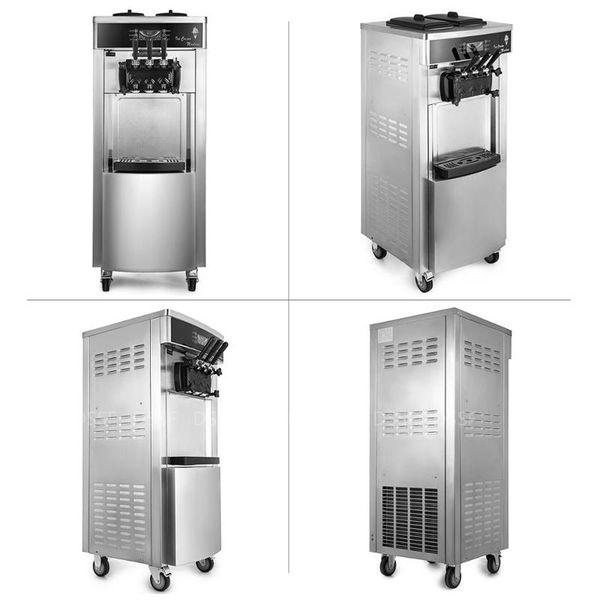 

ice cream making machine 110 / 220v commercial vertical soft sweet cone