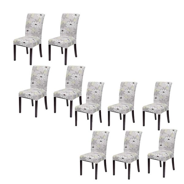 

dining room chair covers set,stretch removable washable kitchen slipcovers protector for room, el