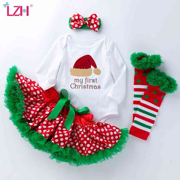 

girl's lzh autumn winter fashion infant christmas princess party dresses for baby girls long sleeve costume newborn clothes 1027, Red;yellow