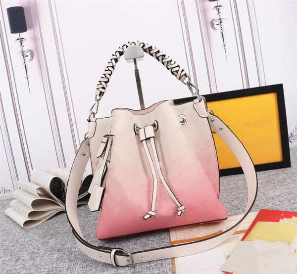 

shopping bag classic designers women bags muria drawstring bucket real leather handbags shoulder totes hollow out fashion crossbody purse ba
