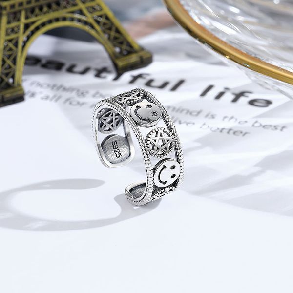 

ring korean s925 silver ins niche design