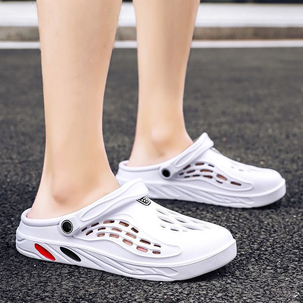 

2021 summer fashion womens mens sandals student sports outdoor shoes black white red grey blue size 36-48 code 63-107