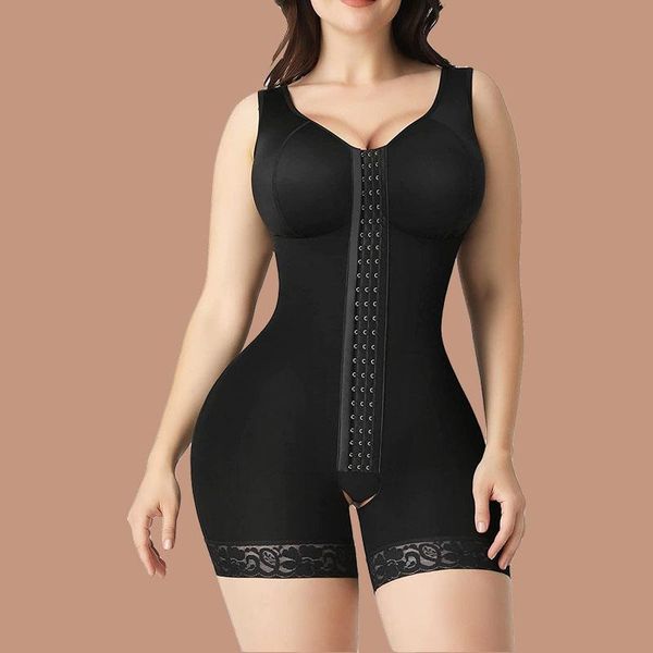 

women's shapers faja reductora mujer cinta modeladora shapewear for women body shaper tummy control bulifter firm cntrol bodysuits plus, Black;white