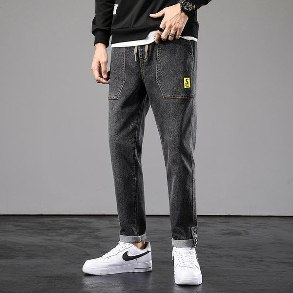 

men's jeans in 2021 european station, Blue