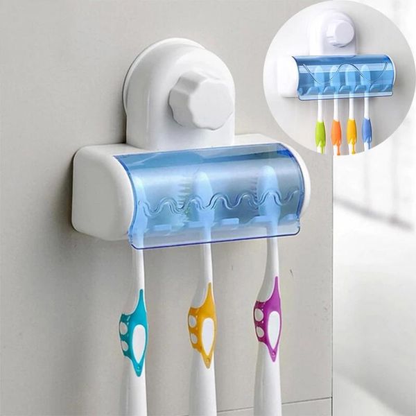 

toothbrush holders bathroom accessories holder wall mount rack stand hooks suction cup tooth brush household tool