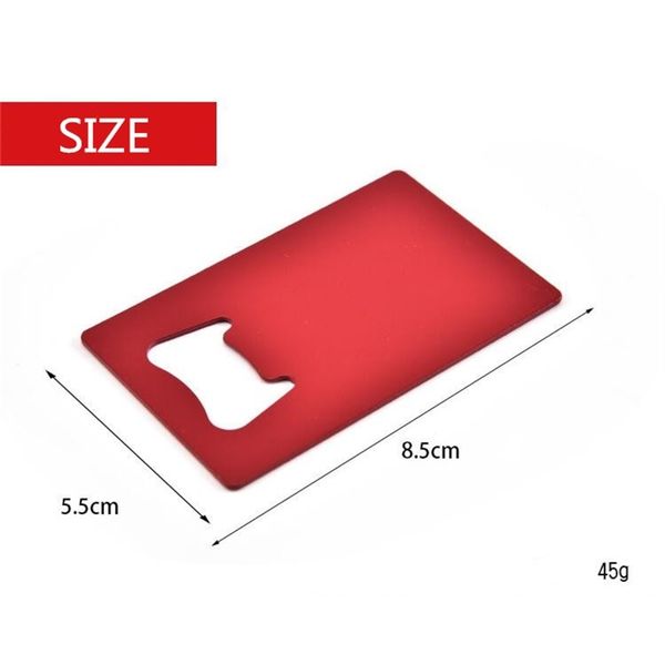 

steel colors wallet 4 size credit stainless beer business card bottle openers