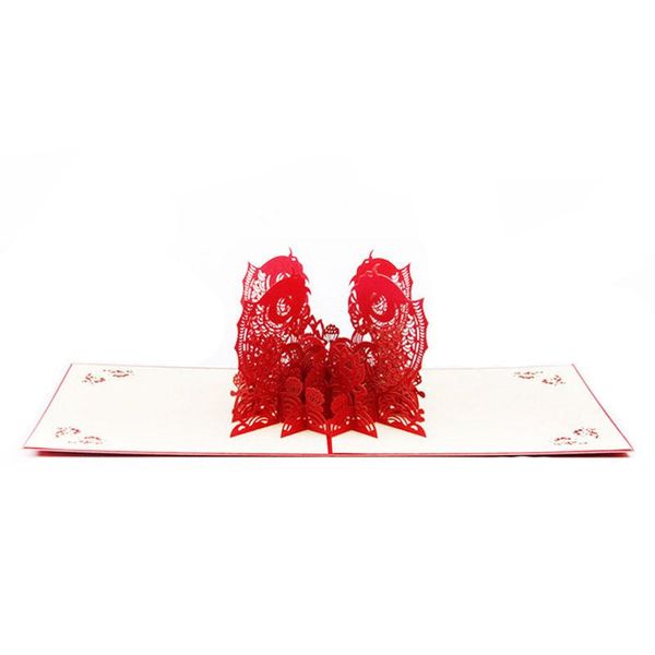 

greeting cards 3d up card chinese year fish surplus after christmas
