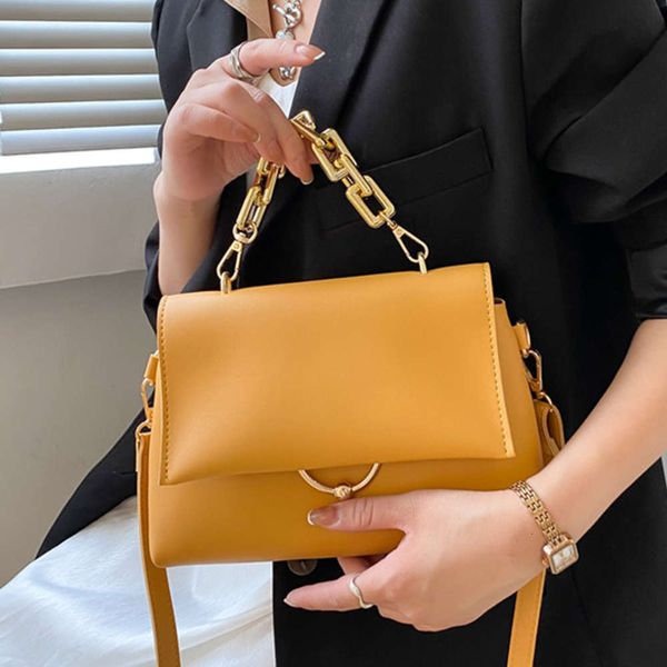 

women bags metal chain soft leather satchels solid color flap crossbody bag ladys handbags for