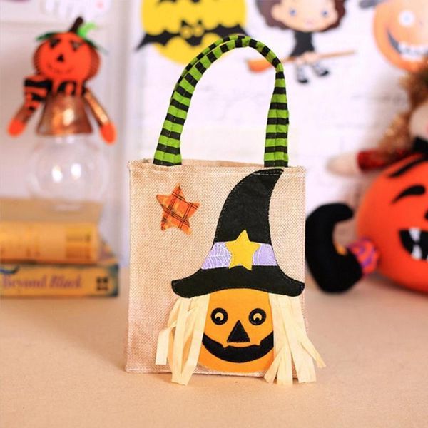 

gift wrap witch ghost pumpkin bag kids halloween party cartoon bags wrapping boxes favors candy handle supplies with x9a2