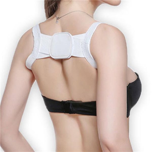 

back support 1pc massager shapewear chest belt shoulder posture corrector invisible correction with students to correct, Black;blue