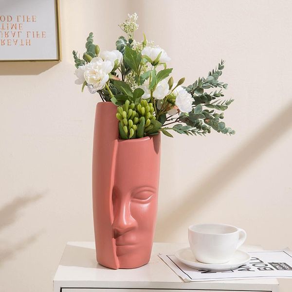 

szkoy european creative fase vase decoration home decor living room plastic unbroken wedding hydroponic flower arrangement vases