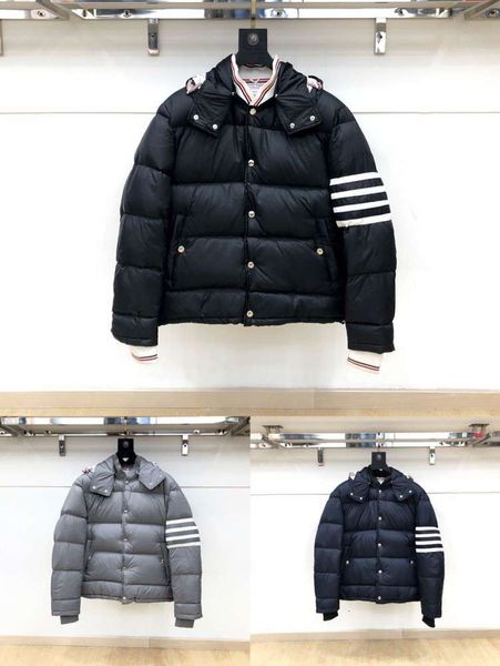 

men's & parkas women's goose winter down jacket zipper outdoors motion warm fashion hooded white thick puffer mens coats 8kw0, Black