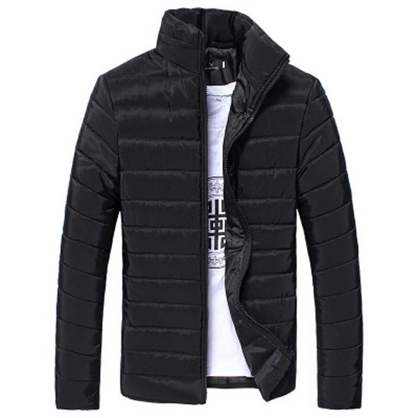 JAYCOSIN 2020 neue Jacke Jungen Männer winter Warm Stehkragen solide Schlanke Winter Zip Mantel Jacke langlebig mode sport Outwear x0621