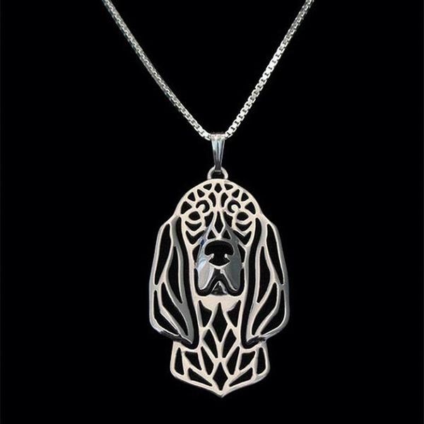 

pendant necklaces selling women black and tan coonhound lovers' metal pet dog retail, Silver