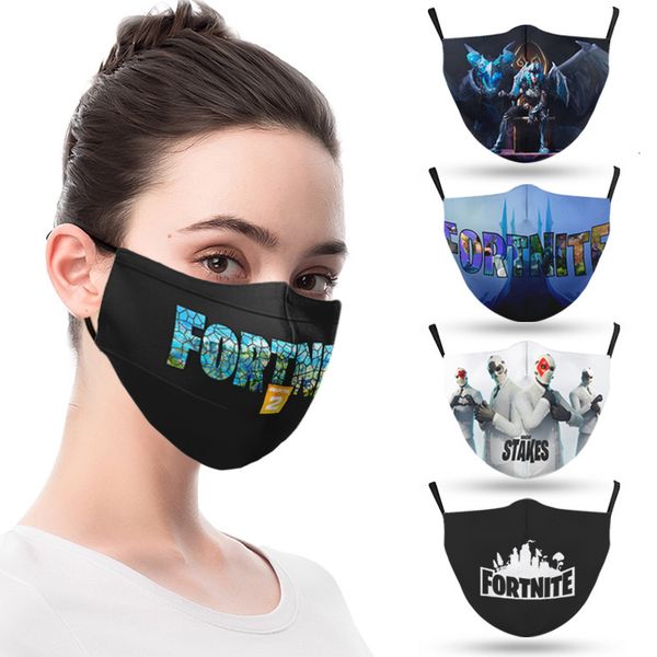 

masks cartoon game fortress night around cartoon